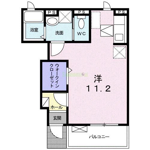 エレガン hiroの間取り