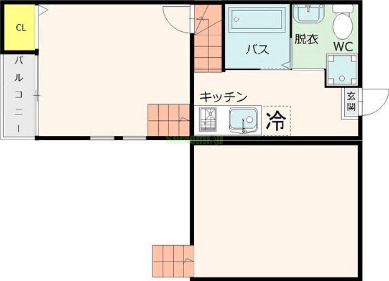 Gran de 愛宕橋の間取り