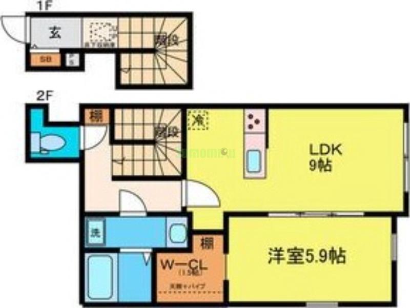 (仮称)向山3丁目計画の間取り