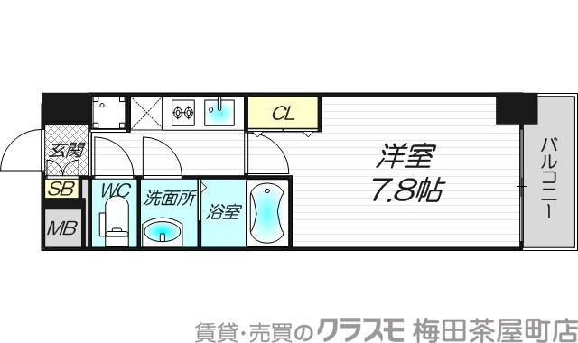 プランドール新大阪NORTHレジデンスの間取り