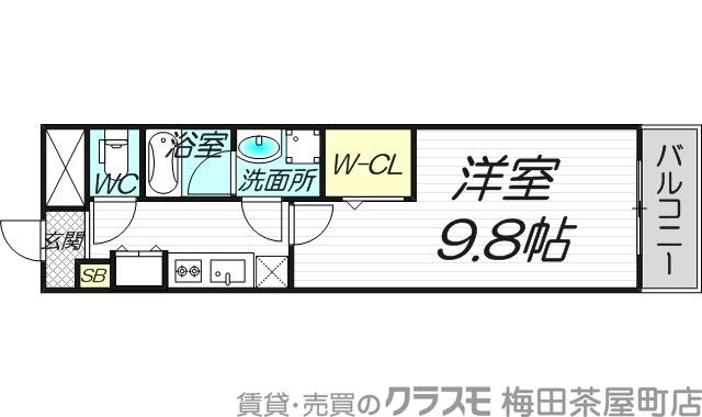 西中島の完工年月(2007年9月)築の賃貸マンションの間取り