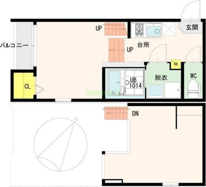 若林ベースの間取り