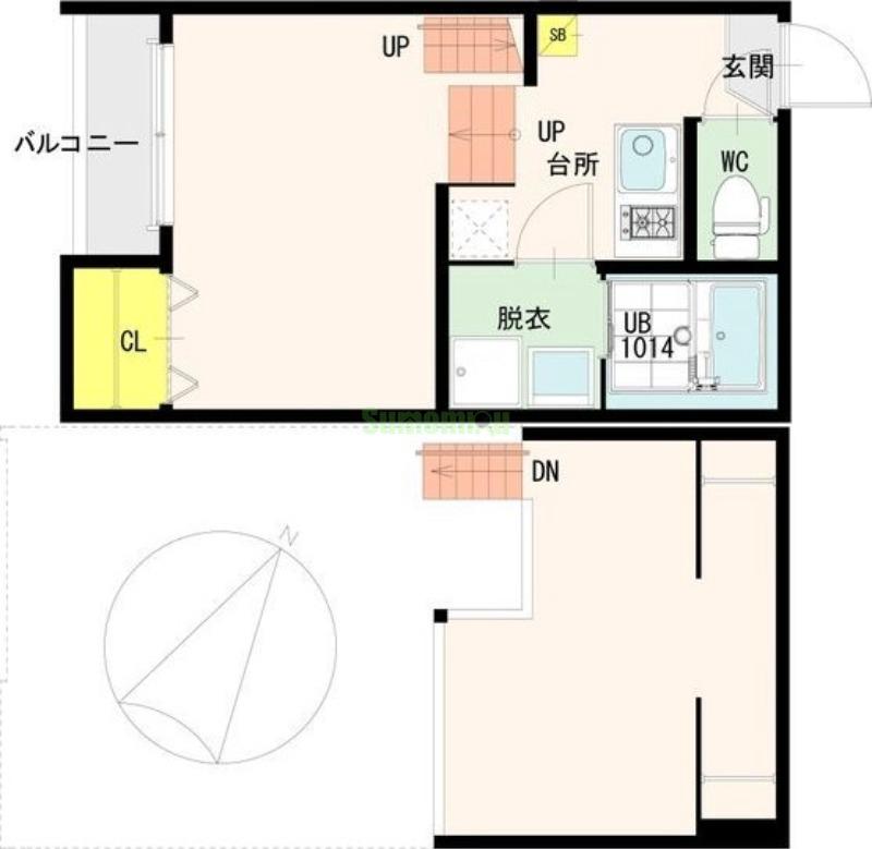 若林ベースの間取り