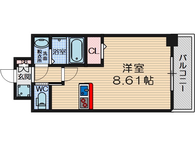 ロイス南茨木の間取り