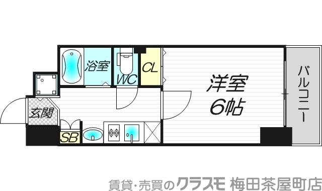 東高麗橋の完工年月(2010年2月)築の賃貸マンションの間取り