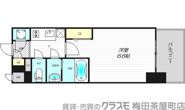 東中島の完工年月(2019年4月)築の賃貸マンションの間取り