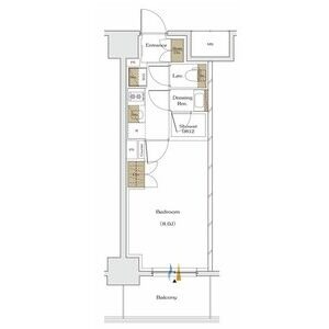 ザ・パークハビオ谷町六丁目テラスの間取り