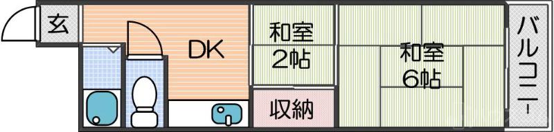 サンハイツの間取り