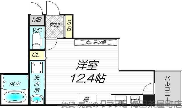 カンパニオ江坂の間取り