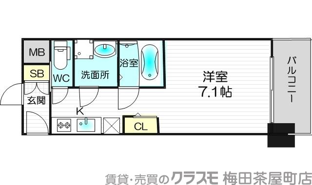 木川東の完工年月(2018年1月)築の賃貸マンションの間取り