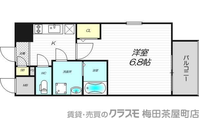 東三国の完工年月(2014年6月)築の賃貸マンションの間取り