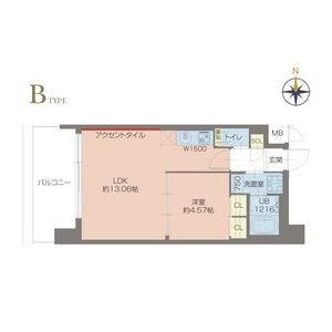 プレジオ玉造の間取り