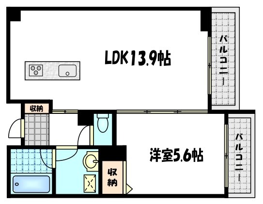 小山北上総町の完工年月(2018年9月)築の賃貸アパートの間取り