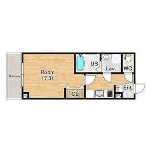 岸部南の完工年月(2026年3月)築の賃貸アパートの間取り