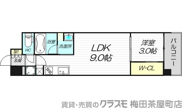 宮原の完工年月(2025年2月)築の賃貸マンションの間取り