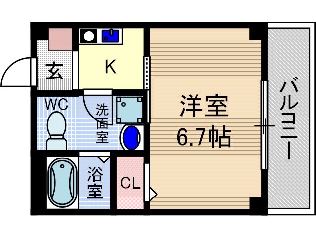 サンクラッソ茨木駅前の間取り