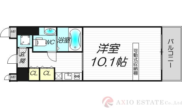 デュオン新大阪レジデンスの間取り