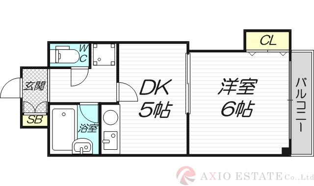 サウスフラットの間取り