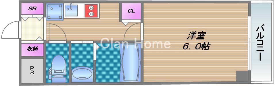 グランパシフィック新今里の間取り