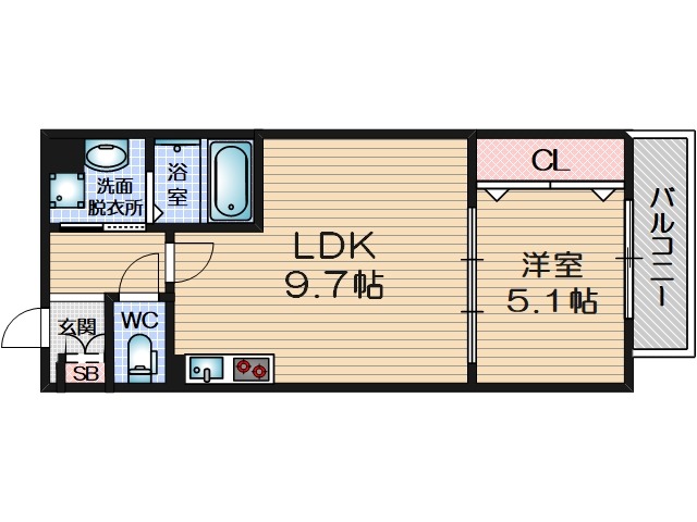 南正雀の完工年月(2026年1月)築の賃貸マンションの間取り