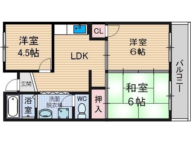 グリーンハイツ星見の間取り