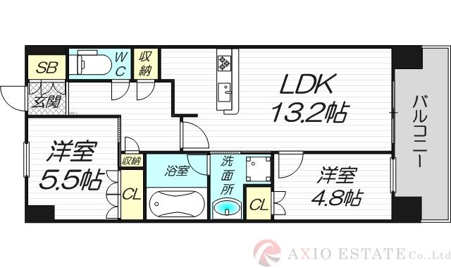 アーバンパーク淡路の間取り