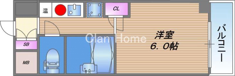 フロントリバー緑橋の間取り