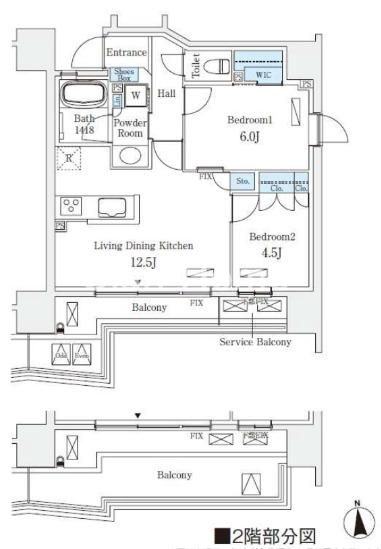 STANDZ四天王寺前夕陽丘の間取り