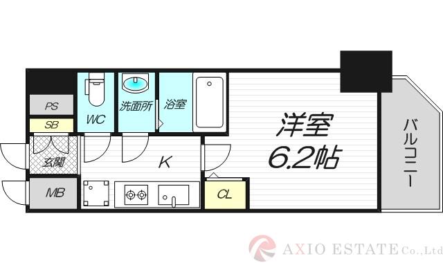 メインステージ大阪 North Markの間取り