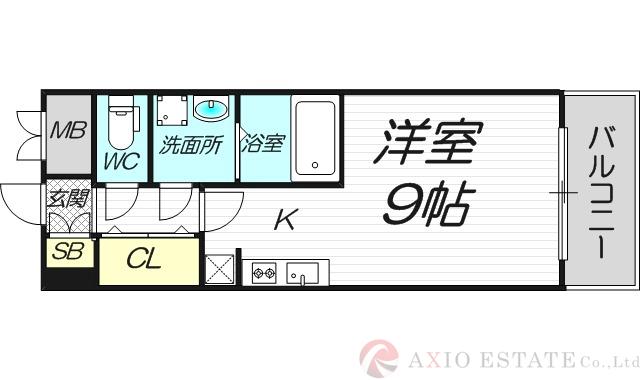 アドバンス新大阪Ⅲの間取り