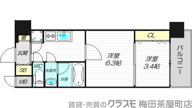 スプランディッドⅧの間取り