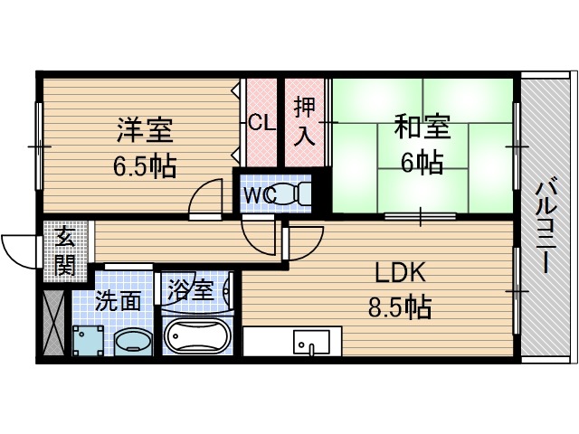 サンシャイン茨木の間取り
