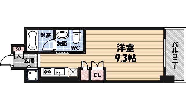 セイワパレス京橋コルティーレの間取り