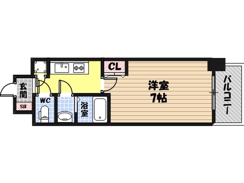 セレニテ京橋クレアの間取り