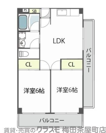 シャトー玉川第一の間取り