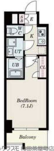 S-RESIDENCE大阪九条Northの間取り