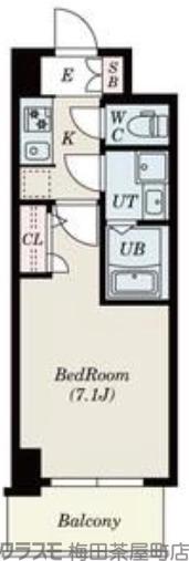 S-RESIDENCE大阪九条Northの間取り