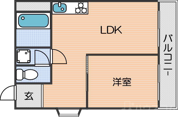 ロイヤル清水丘の間取り