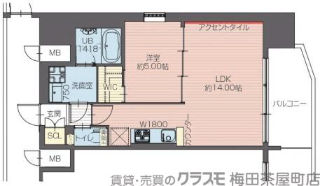 プレジオ九条の間取り