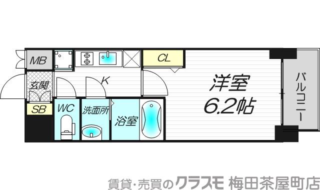 プレサンス東三国駅前グランクラスの間取り