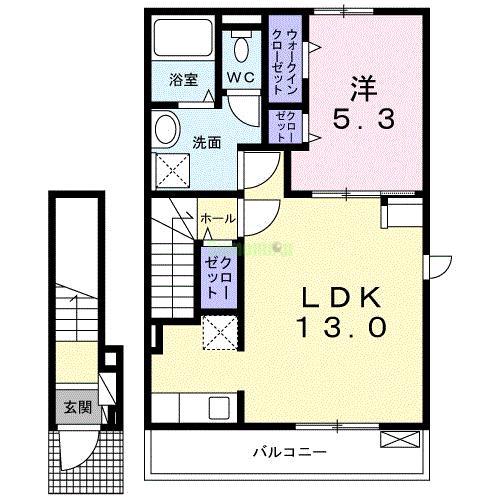 エル ソレアードの間取り