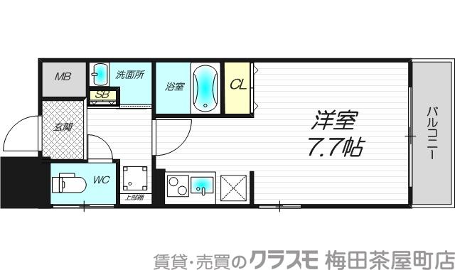 パークフラッツ東三国の間取り