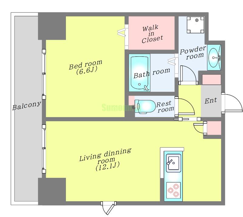 レガーロ仙台駅東の間取り