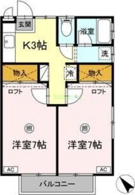 スイートピー国見の間取り