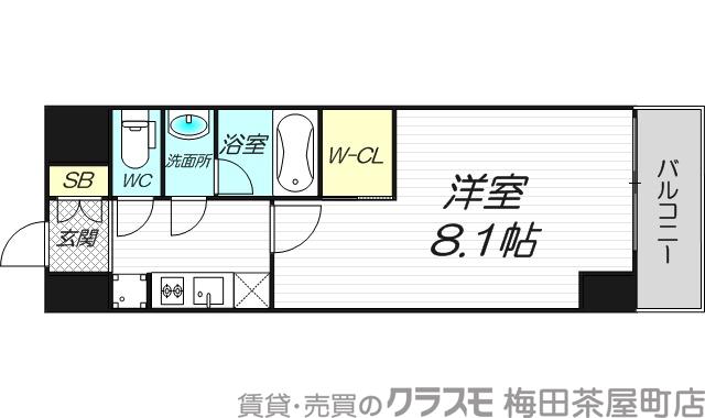 ザ・パークハビオ塚本の間取り