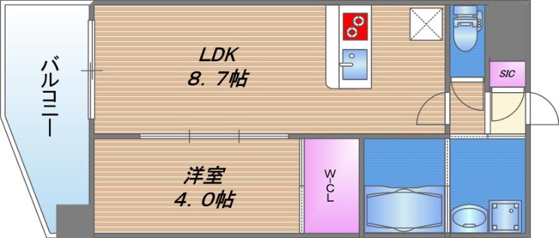 クローバー・グランデ今里の間取り