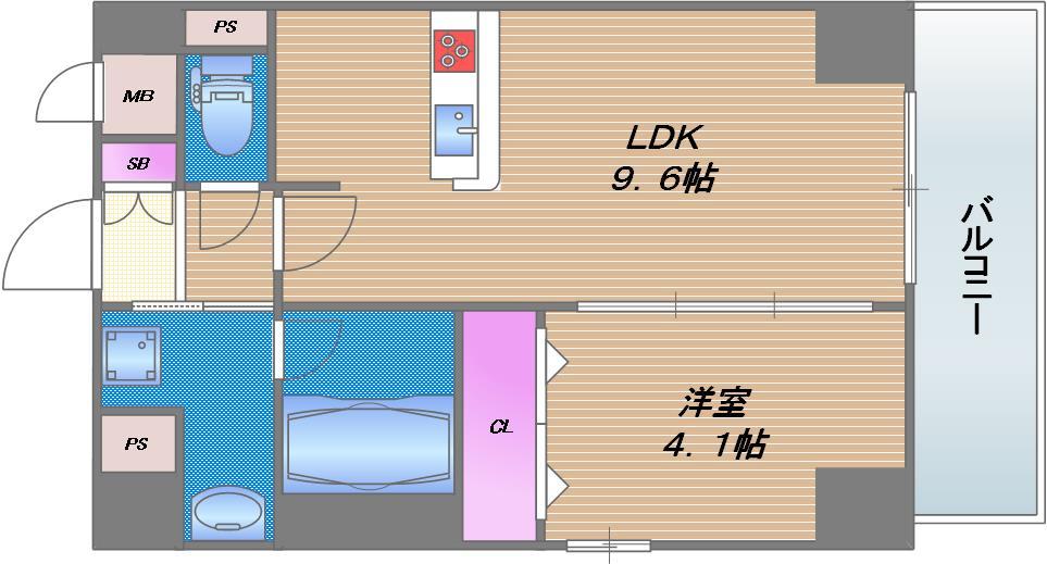 Noble Maison(ノーヴルメゾン)の間取り