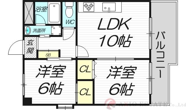 フルーブ・シャトーの間取り