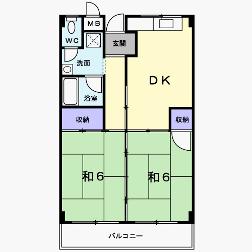 コリーヌハイツの間取り
