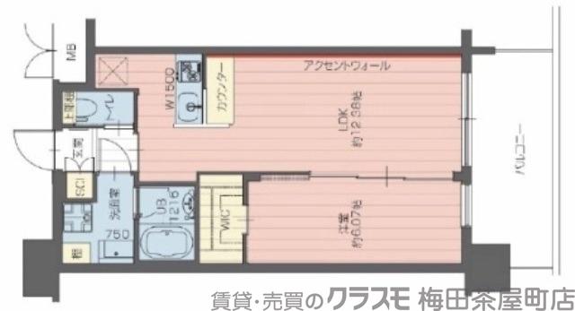プレジオ三国ASIANの間取り